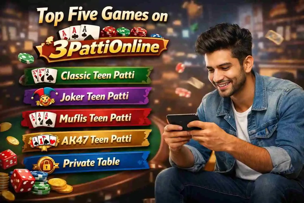 Top Five Games On 3pattionline 11zon